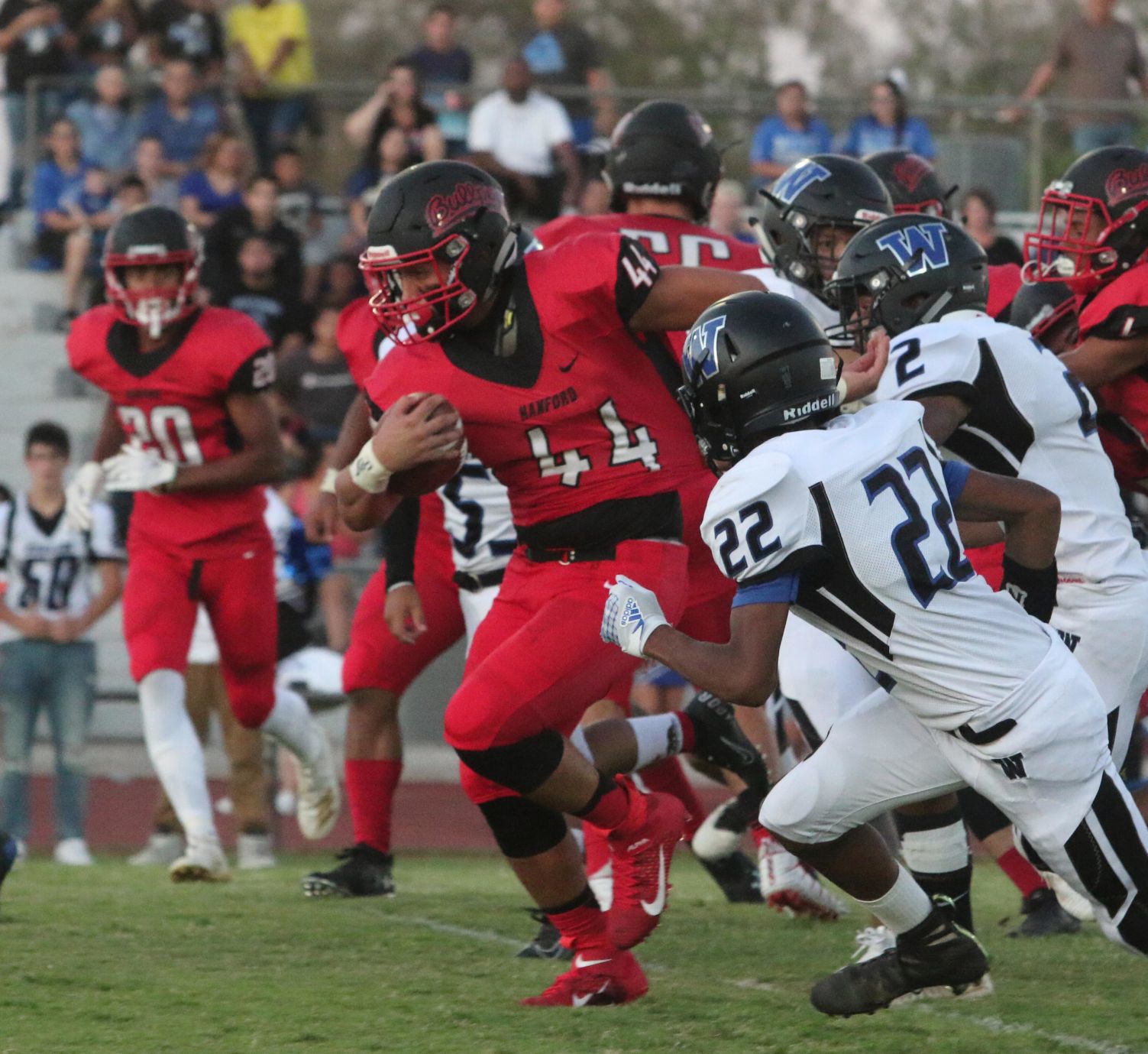 Bullpups own Huskies, make it half a dozen Dog Bowls in a row